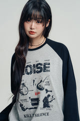 NOISE RAGLAN LONG SLEEVE
