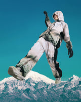 PP WIDE JOGGER PANTS FOG FOREST