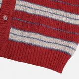 [wool21%] スウェイマルチストリッピードカーディガン