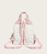 Ribbon Polka Dot Canvas Backpack – Cute College & Commuter Bag