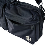 24FW SYMBOL RIVET MULTI POKET CROSS BAG BLACK