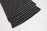 Stripe strap lace banding pants