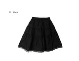 Tirin Pintuck Frill Lace Midi Skirt