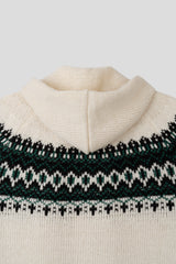Santa Nordic Knit Hoodie (4c)