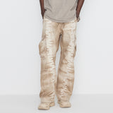 Dyeing Cargo Banding Pants Beige