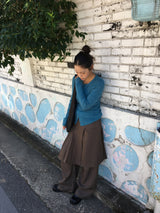 Vermel pleated skirt pants (2color)