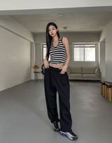 Molly Stripe Halter Sleeveless