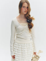 Heart Lay T-Shirt (Cream)