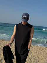 ASCLO Wide Arm Hole Sleeveless (2color)