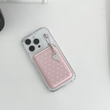 ピンクドット MagSafe カードウォレット + MagSafe ケース