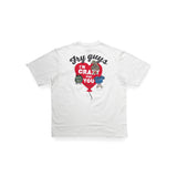 "LOVE FRY GUYS" バルーンプリント S/S Tシャツ