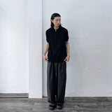 Minimal Textured Boxy Shirt