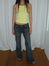 Devon low boots cut jeans