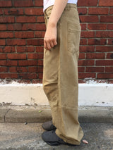 Pigmented Cotton Twill Pants (3color)
