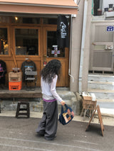 クール リネン バンディング パンツ