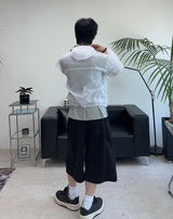 カローンボタンバミューダパンツ