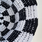 [MADE] Étang チェッカーボードハット | ブラック