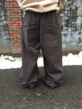 rivet fleece pants