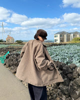 リアルオーバーベアシャツジャケット