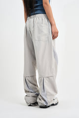 Wind-cut mesh nylon pants
