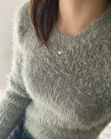 Loveholic necklace (silver)