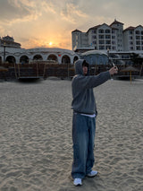 Our Mix Cargo Pants (Denim&Nylon)