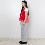 Twister Ruffle Sleeveless - Red