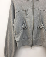 ウタスタデッドフーデッドジップアップ (3color)