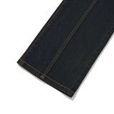 KIRSH PLAIN SEMI FLARE DENIM PANTS [LIGHT CHARCOAL]