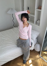 BELLA WAFFLE TEE
