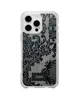 [Magsafe]Black Veil Lace Gel Hard Phone Case