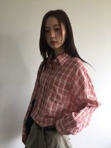 Lazy Log Check Shirt (2color)