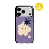 【MADE】シェイププレイ!_コットンラベンダーiPhoneケース [グロッシーグラス/Magsafe]