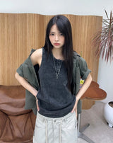 Rudil Crop-Dyed Short Sleeve Shirt