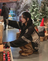 ベアリーバルーンブラッシュドワイドパンツ