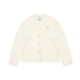 24FW Vネックブークルカーディガン クリーム