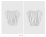 アデイキャップスリーブニットトップス / 5 Colors