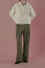 Cotton chino pants_khaki
