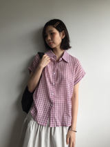 Dolman check shirt (4color)