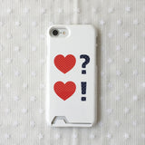 Dot Heart Red Card Wallet Pocket Glossy