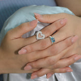 Drop Heart Ring
