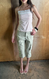 cargo capri pants