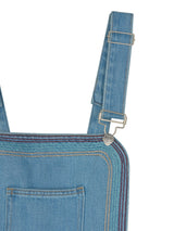 EMBROIDERY OVERALL DENIM PANTS code 25011