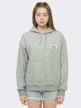 Korean Smile Hoodie Gray