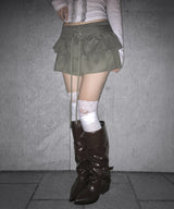 バックルシャーリングブーツ(3colors)