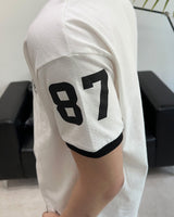 トラン 87 エンブレム リンガー ショートスリーブ Tシャツ