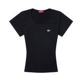 メインロゴUネックTシャツ (SUSKNK-100)