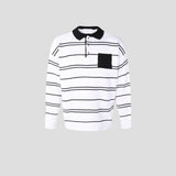 Mag pocket collar knitwear