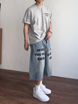Front Mark バミューダデニムパンツ (2color) (No.972)