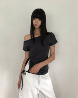 ウィルズ シャーリング ワンショルダー ショートスリーブ Tシャツ